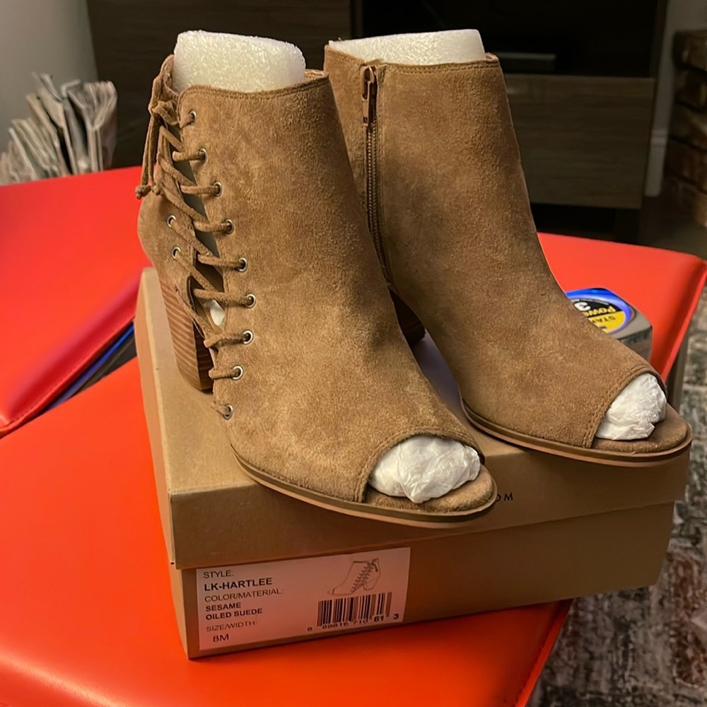 Lucky Brand suede booties